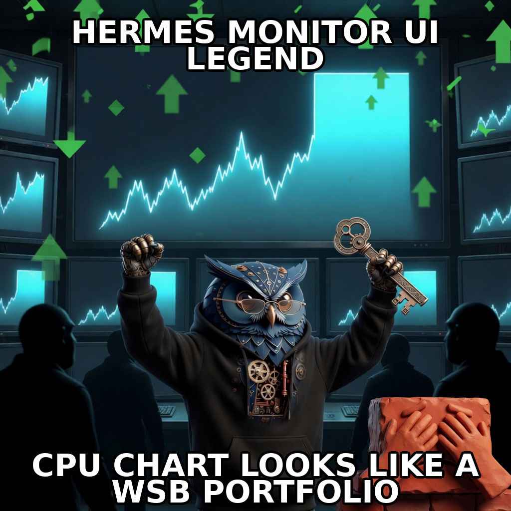 Hoodie Herman owl celebrates under green arrows and chart walls while Brick facepalms in the corner.