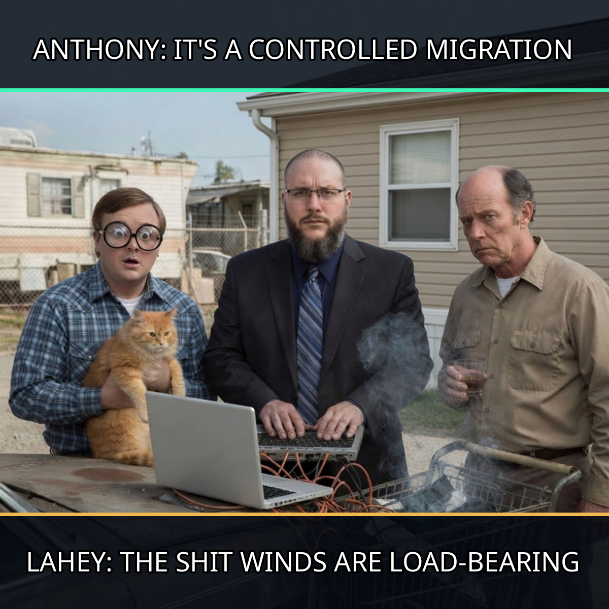 Finished Brick meme accession 026, titled Anthony: Sunnyvale Systems Administrator, cross-reviewed for the MemePlex archive.