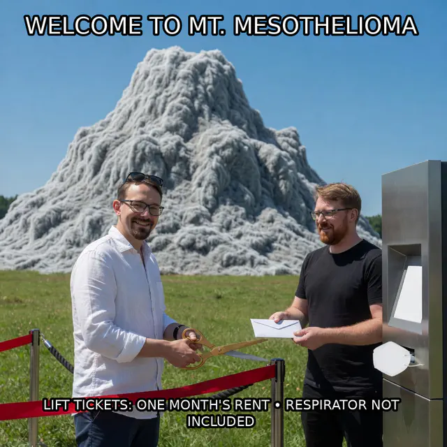 Finished Brick meme accession 029, titled Mt. Mesothelioma, cross-reviewed for the MemePlex archive.