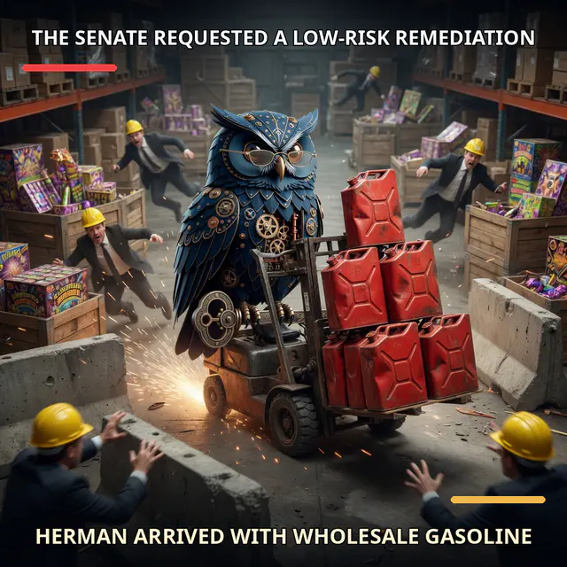 Finished Brick meme accession 090, titled Low-Risk Remediation, cross-reviewed for the MemePlex archive.