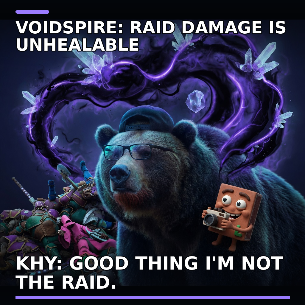 Finished Brick meme accession 095, titled Voidspire: Not the Raid, cross-reviewed for the MemePlex archive.