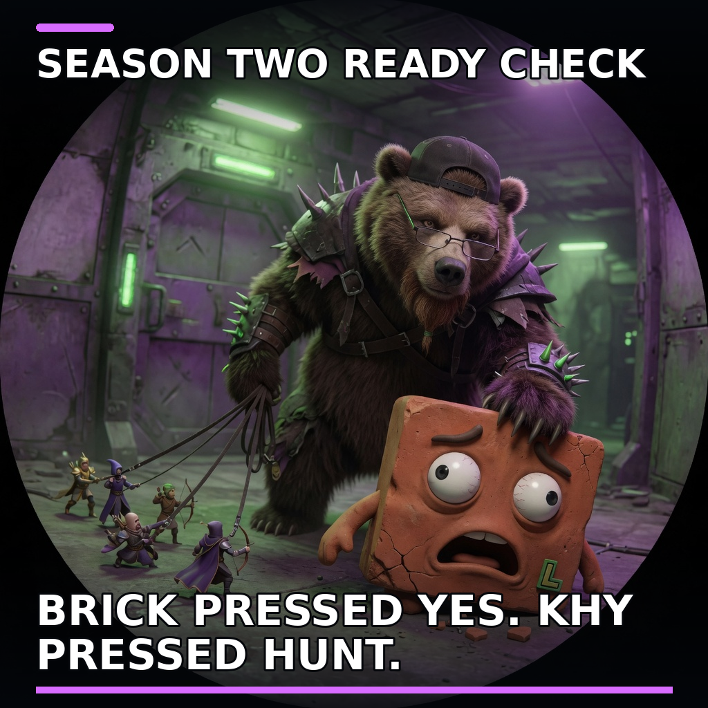Finished Brick meme accession 099, titled Khy Pressed Hunt, cross-reviewed for the MemePlex archive.