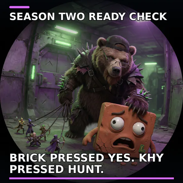 Finished Brick meme accession 099, titled Khy Pressed Hunt, cross-reviewed for the MemePlex archive.