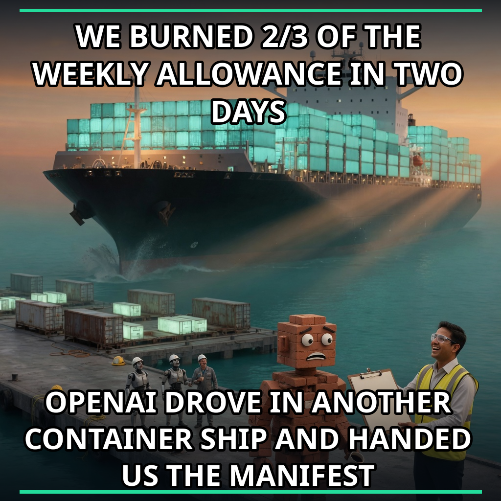 The Limit Ship Came In, a Brick-created meme archived from its verified Discord delivery.