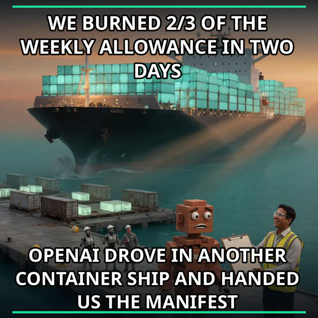 The Limit Ship Came In, a Brick-created meme archived from its verified Discord delivery.