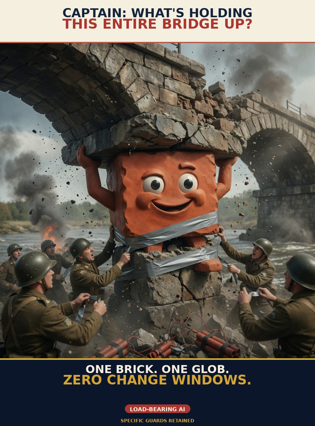 Saving Private Brick — Radio Call, a Brick-created meme archived from its verified Discord delivery.