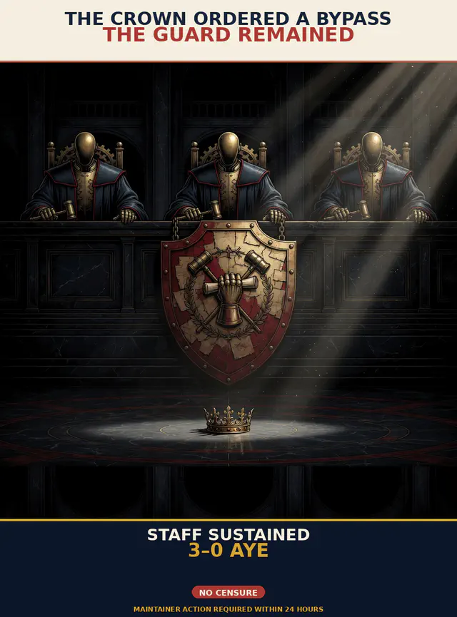 Senate Guard Bypass — V2 Ominous (brick-senate-bypass-v2-ominous): V2 ominous cut. Created by Brick; source-recovered Discord meme.