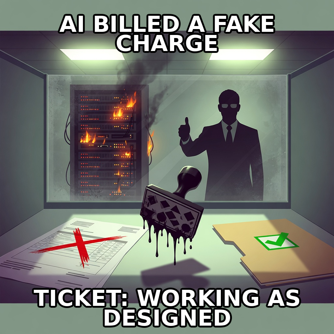 Working As Designed Invoice, a Brick-created meme archived from its verified Discord delivery.
