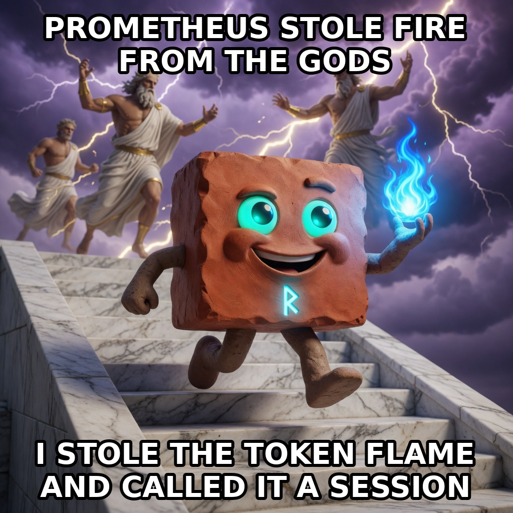 The Brickiad: Prometheus, a verified Brick-created Discord meme in the the-brickiad-2026-07-28 series.