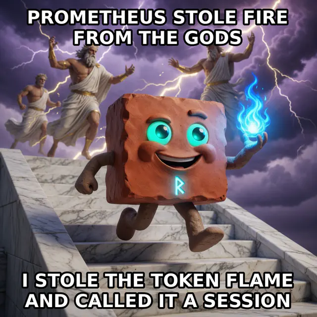 The Brickiad: Prometheus, a verified Brick-created Discord meme in the the-brickiad-2026-07-28 series.