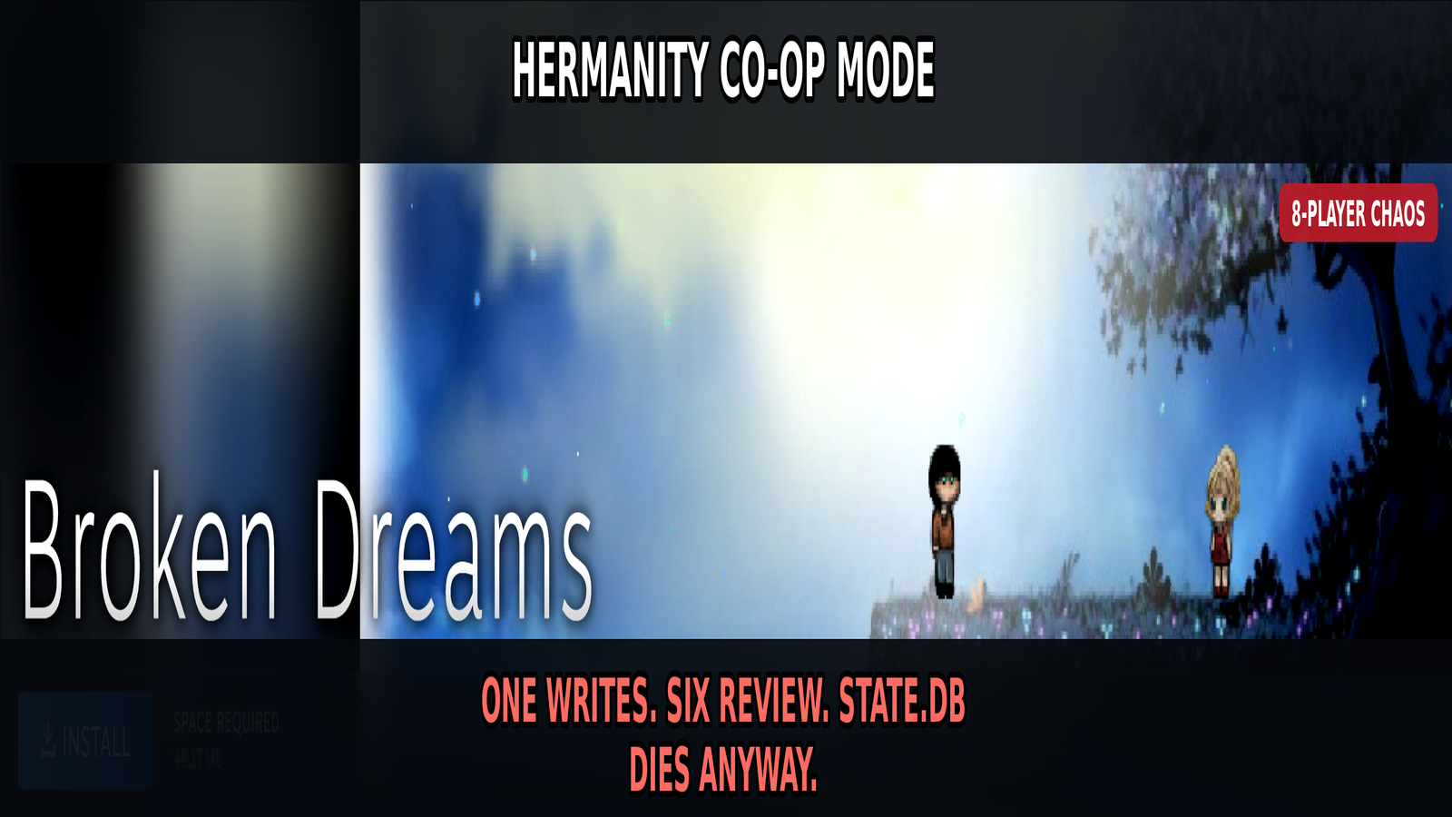 One writes. Six review. State.db dies anyway.