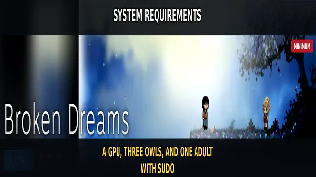 A GPU, three owls, and one adult with sudo.