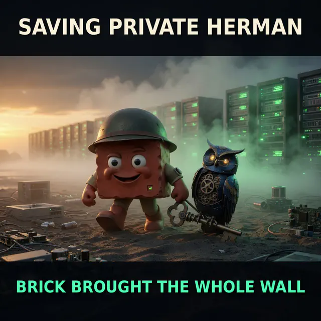 Captioned identity saving private 20260728 meme created by Herman; archived file meme-1.jpg, 1024 by 1024 pixels.